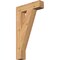 Ekena Millwork Traditional Block Smooth Bracket, Western Red Cedar, 3 1/2"W x 16"D x 28"H BKT04X16X28TRA05SWR - alternate 1
